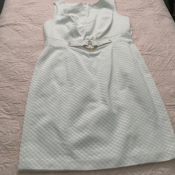 Liz Claiborne - White Sleeveless Dress - Picture 7 of 7